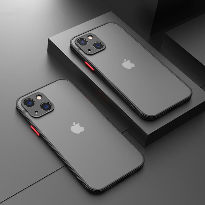 Shockproof Armor Matte Silicone Case For iPhone 13Mobile AccessoriesDurable protective case to protect your phone. Easy access to all ports